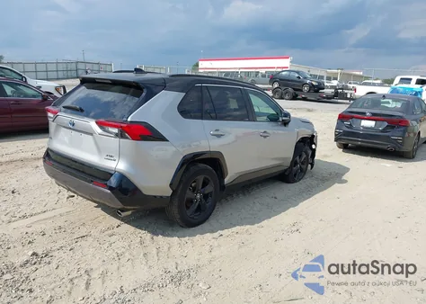 2019 Toyota Rav4 Hybrid Xse from USA, damaged, VIN 2T3EWRFV5KW042982
